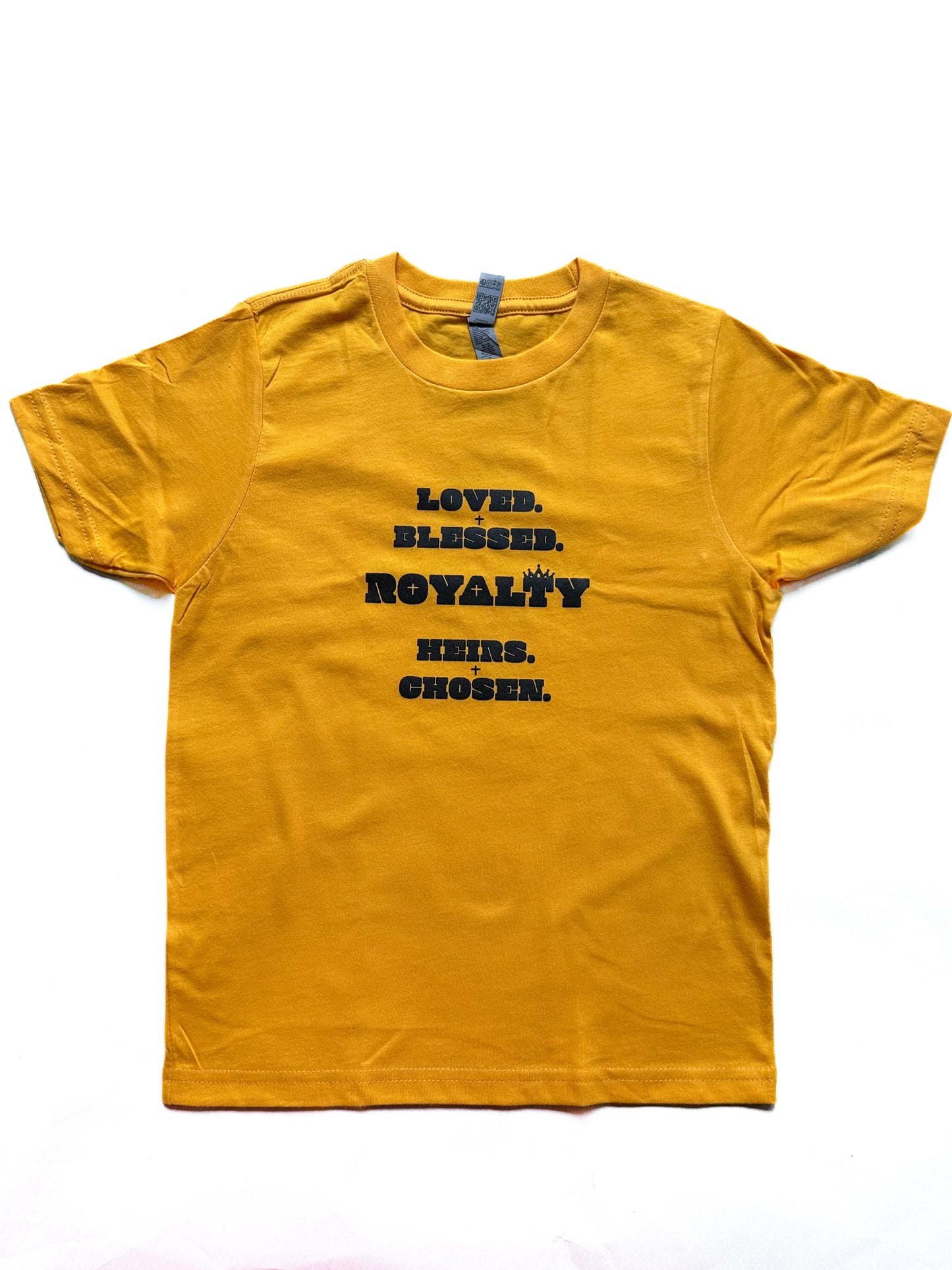 Youth Royalty Golden T-shirt (Black Print)