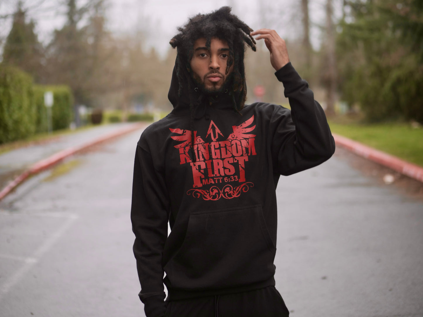 Genuine Life Kingdom 1st Hoodie (Red Print)