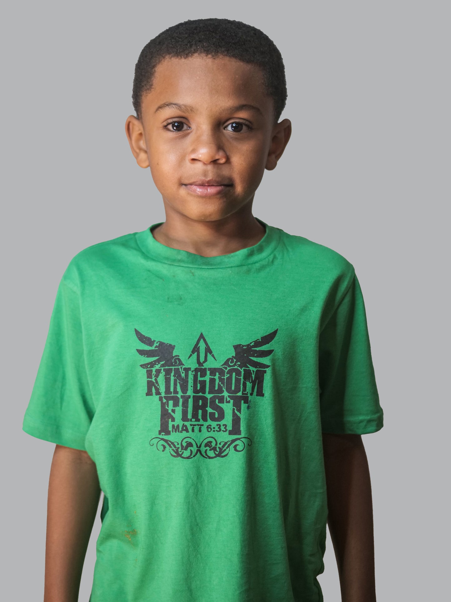 Youth Kingdom 1st Green T-shirt (Black Print)