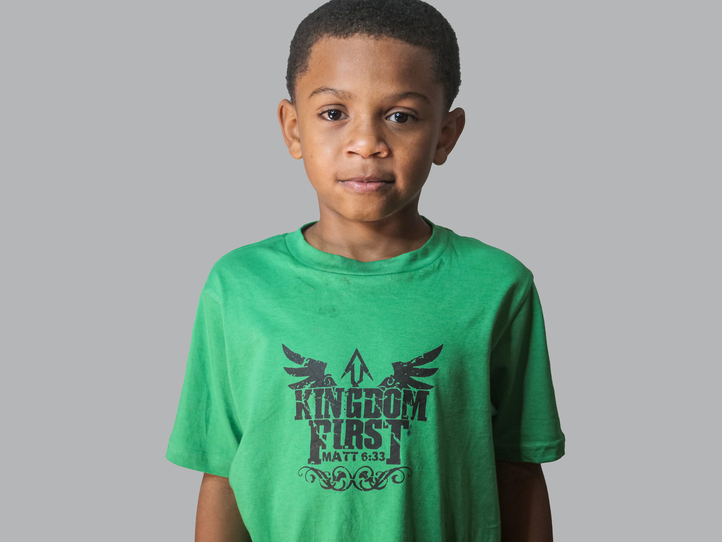 Youth Kingdom 1st Green T-shirt (Black Print)