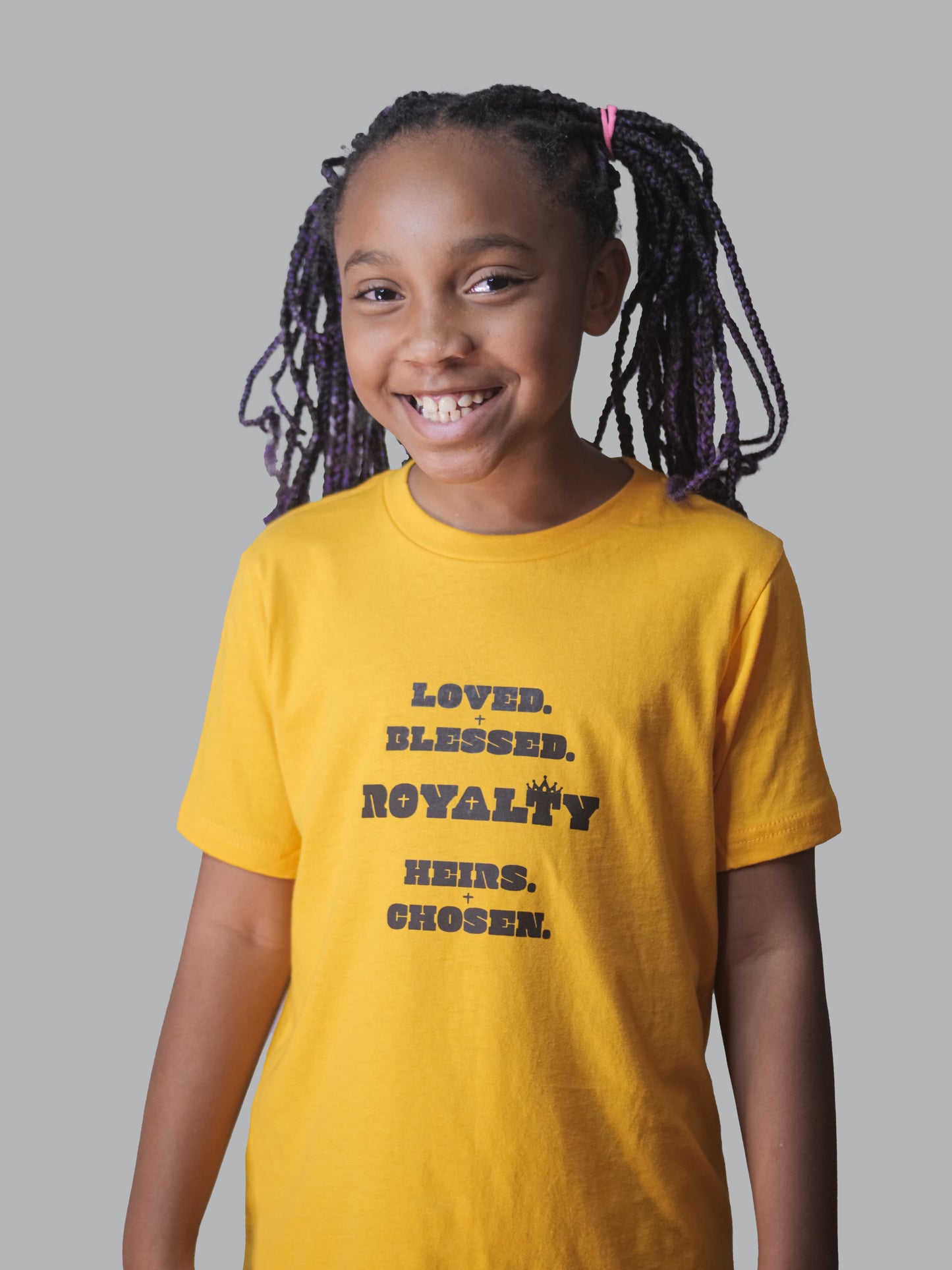 Youth Royalty Golden T-shirt (Black Print)