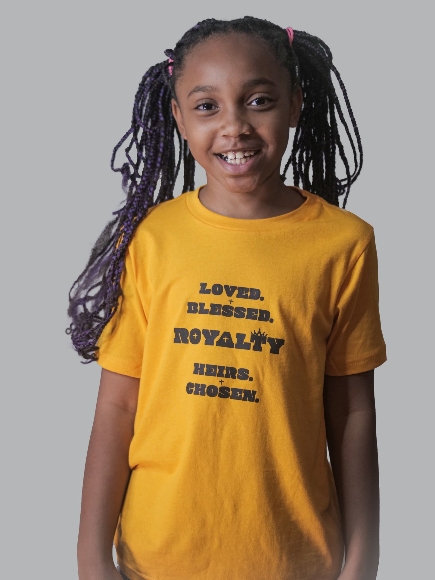 Youth Royalty Golden T-shirt (Black Print)