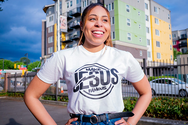 Make Jesus Famous Tshirt (Black Print)