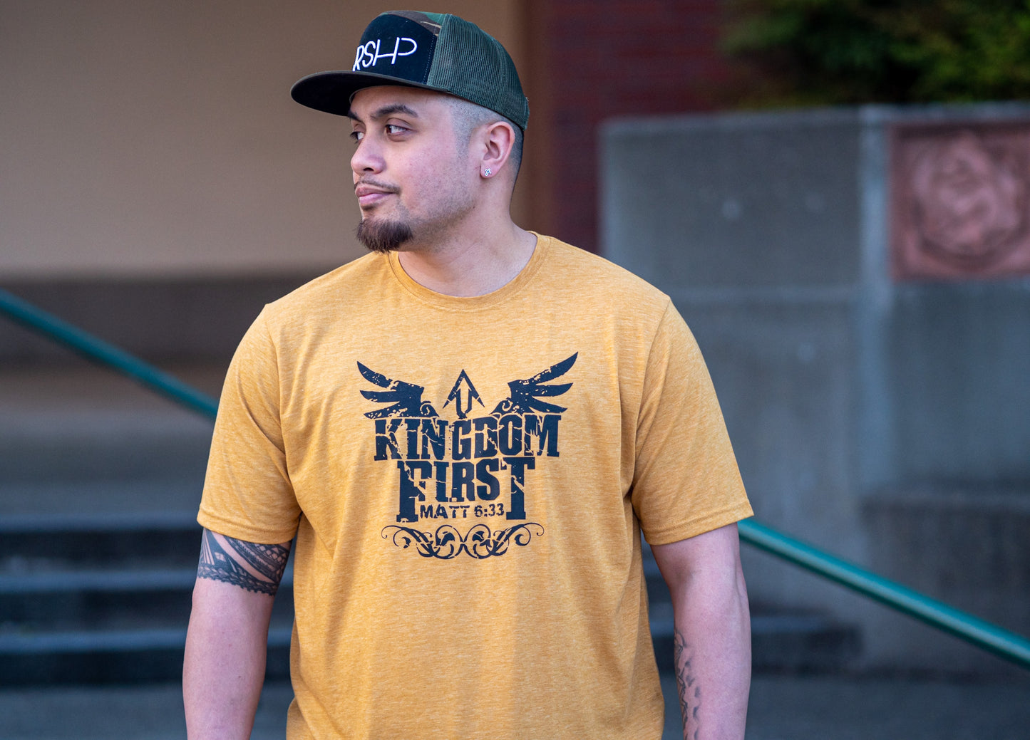 Kingdom 1st T-Shirt (Antique Gold with Black Print)