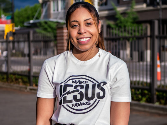 Make Jesus Famous Tshirt (Black Print)