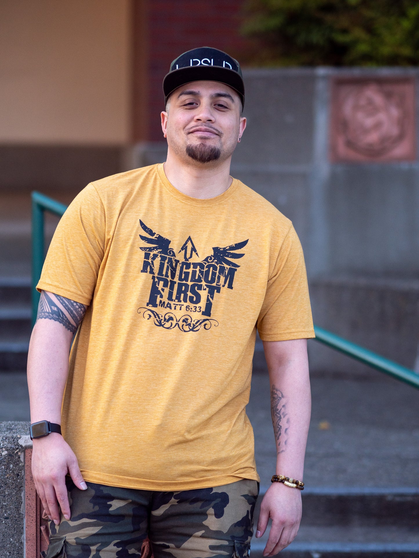 Kingdom 1st T-Shirt (Antique Gold with Black Print)